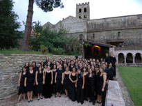 L'OJIPC abans del concert a Sant Miquel de Cuix&agrave;